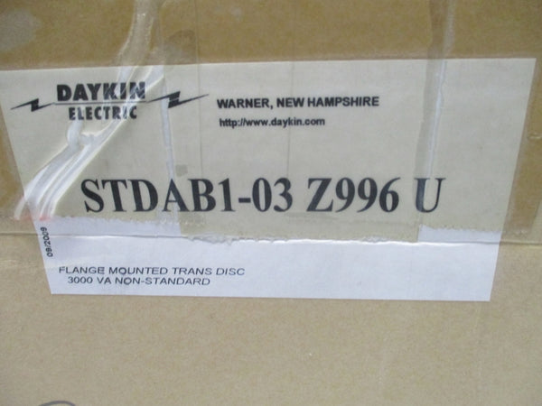 DAYKIN ELECTRIC STDAB1-03-Z996U 480V 3.4A NSMP