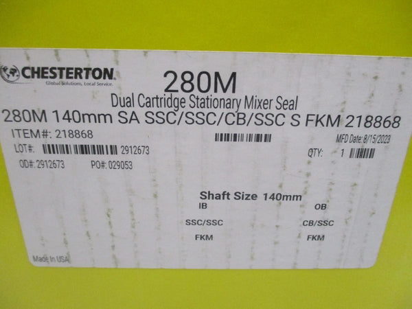 CHESTERTON 280M SHAFT SIZE 140MM  NSMP