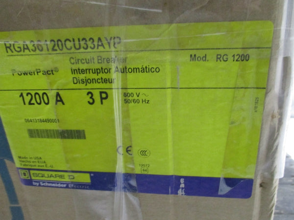 SQUARE D RGA36120CU33AYP 600V 1200A NSMP