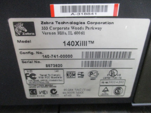 ZEBRA 140XILLL 140-741-00000 90-264VAC UNMP