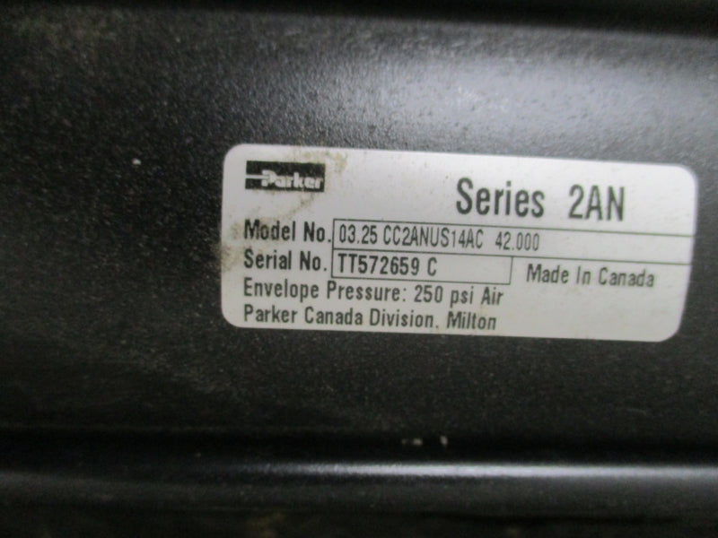 PARKER 03.25CC2ANUS14AC42.000 SER. 2AN 250PSI NSNP