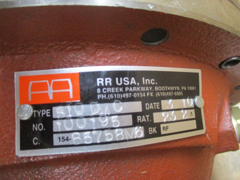 RRUSA GEAR REDUCER 510DMC 232:1 NSMP