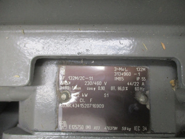 BECKER AF132M/2C-11 230/460V 44/22A (AS PICTURED) NSNP