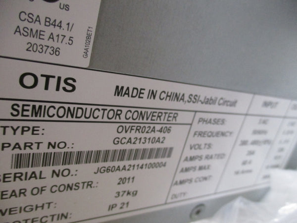 OTIS OVFR02A-406 GCA21310A2 NSMP