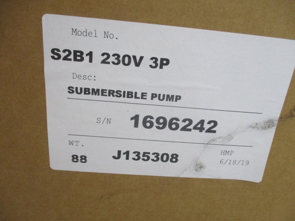 GORMAN RUPP S2B1 230V/460V 12/7.2/3.6A NSMP