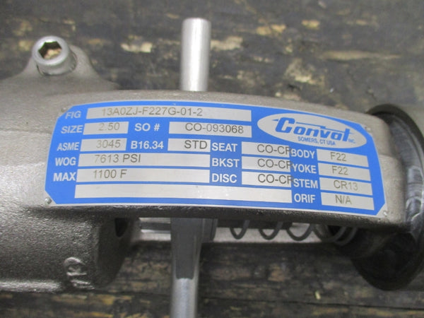 CONVAL 13A0ZJ-F227G-01-2 7613PSI SIZE 2.50  NSNP