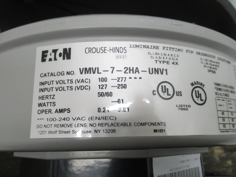 EATON VMVL-7-2HA-UNV1 100-277V NSMP