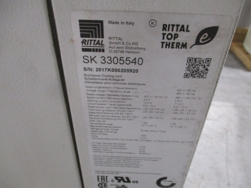 RITTAL SK3305540 460V 6.3-10A NSNP