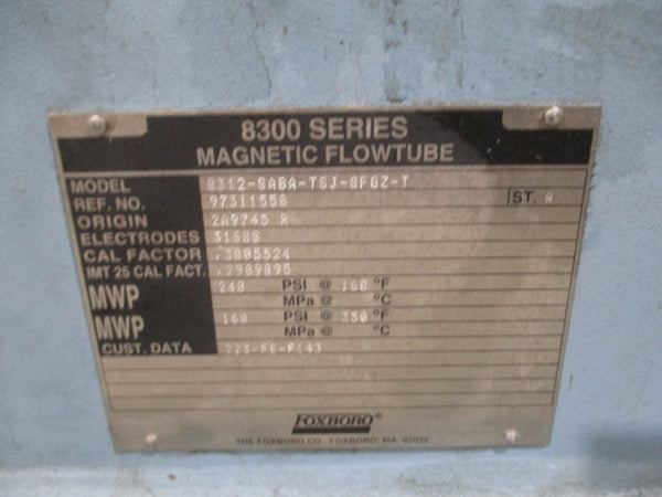FOXBORO 8312-SABA-TSJ-GFGZ-T 240PSI NSNP