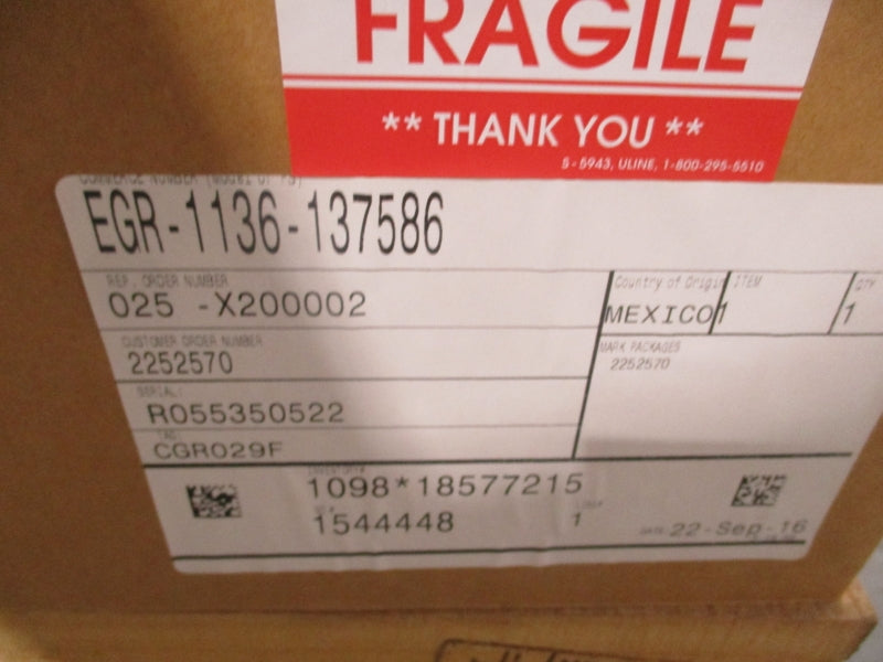 FISHER FLOWSERVE EGR-1136-137586 NSMP