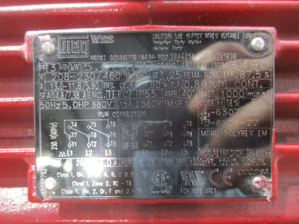 BELL & GOSSETT 1531 BF 5.5 208-230/460V 13.0-11.8/5.90A NSNP