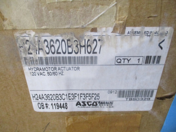 ASCO H24A3620B3H627 H24A3620B3C1E3F1F3F5F25 120VAC 1.4A NSMP