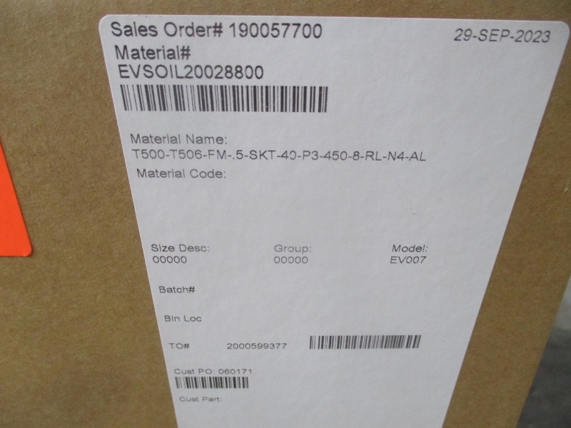 ITT T500-T506-FM-5-SKT-40-P3-450-8-RL-N4-AL 70-120PSI NSMP