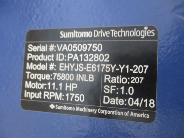 SUMITOMO EHYJS-E6175Y-Y1-207 PA132802 NSMP