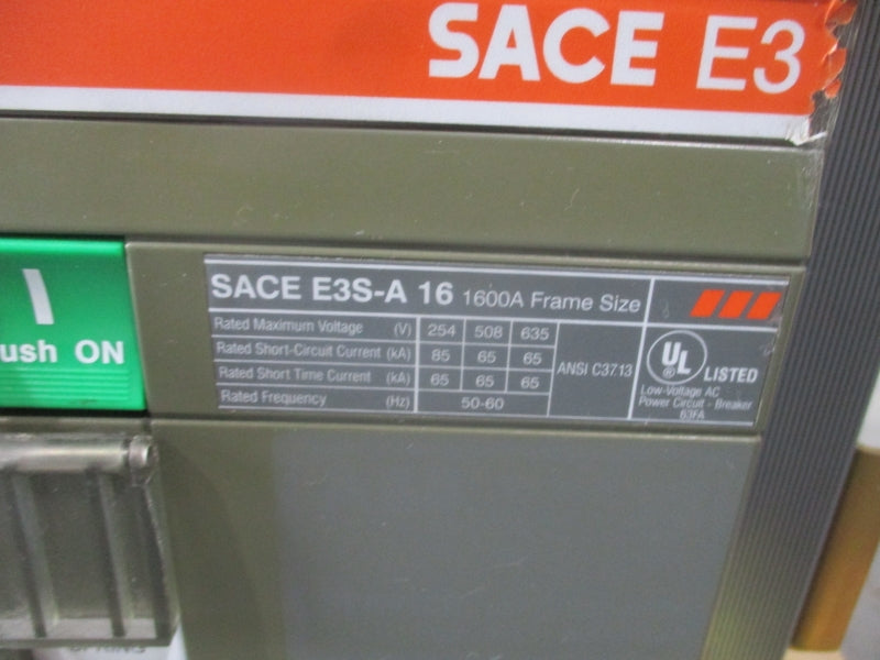ABB SACE E3S-A 16 PR111/P-A 635V 1600A NSMP