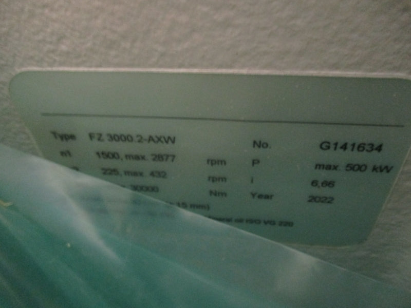 KNODLER GEARBOX FZ 3000.2-AXW NSNP