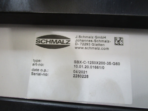 SCHMALZ SBX-C-1250X200-35-G60 10.01.20.01661/0 NSNP