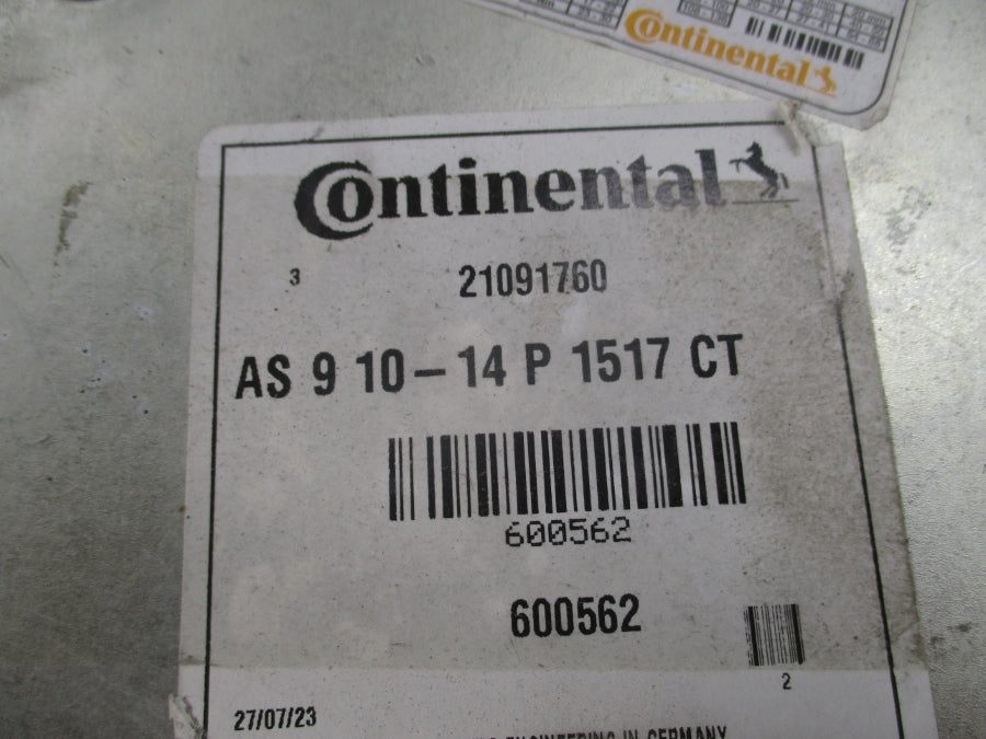CONTINENTAL AS 9 10-14 P 1517 CT 21091760 NSNP
