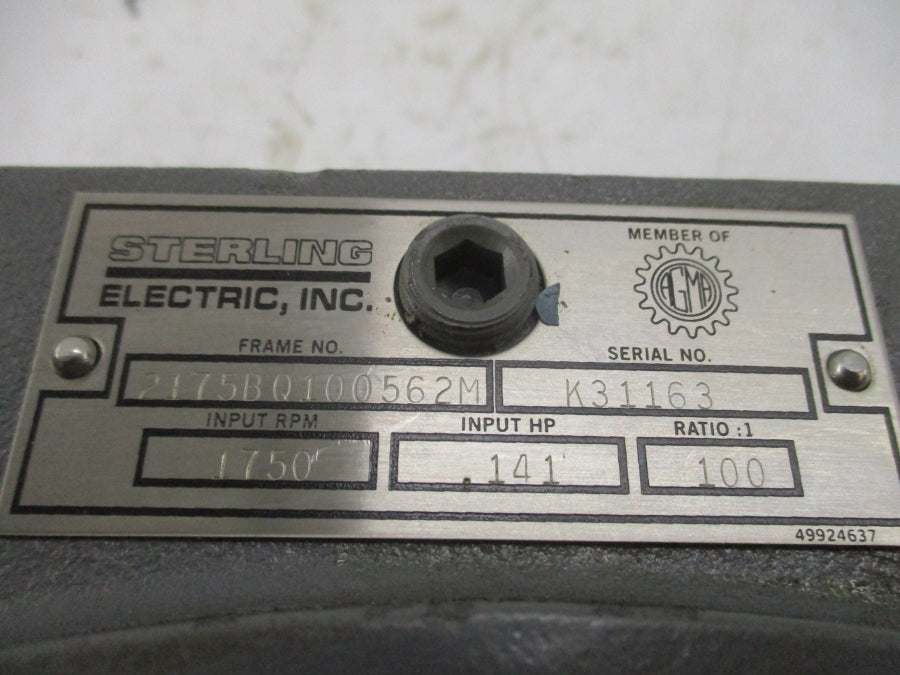 STERLING ELECTRIC 2175BQ100562M (AS PICTURED) NSMP