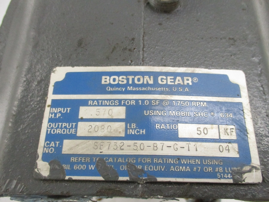 BOSTON GEAR SF732-50-B7-G-T1 (AS PICTURED) NSNP