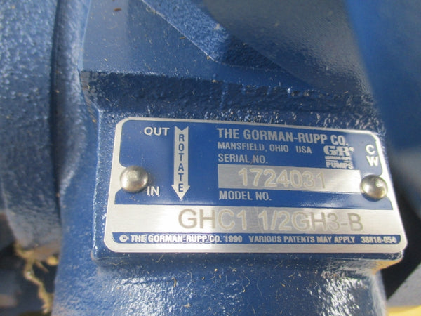 GORMAN RUPP GHC1 1/2GH3-B NSMP