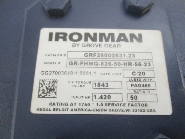 GROVE GEAR GR-FHMQ-826-50-HR-56-23 GRF26002631.23 NSNP