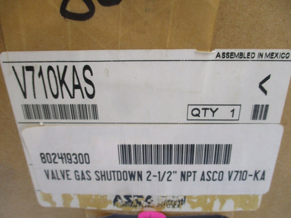 ASCO V710KAS 10PSI 2-1/2" NSMP