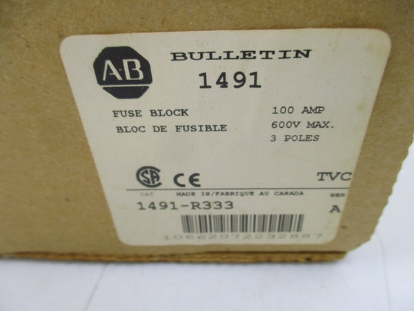 ALLEN BRADLEY 1491-R333 SER. A (BR/WH) NSMP