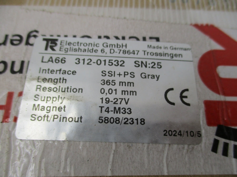 TR ELECTRONIC LA66 312-01532 19-27V NSMP