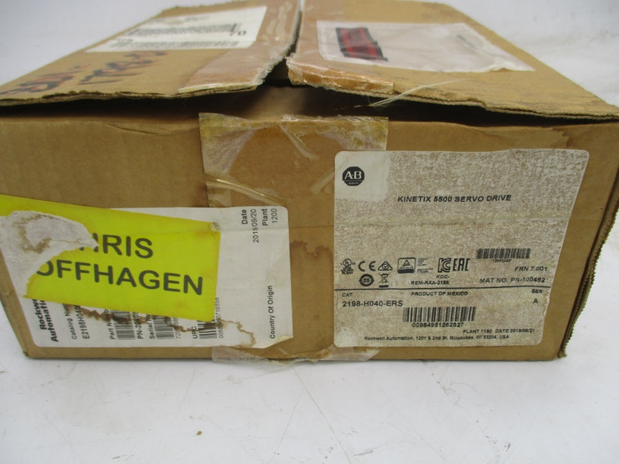 ALLEN BRADLEY 2198-H040-ERS SER. A F/W 7.001 24VDC 2.8A NSMP