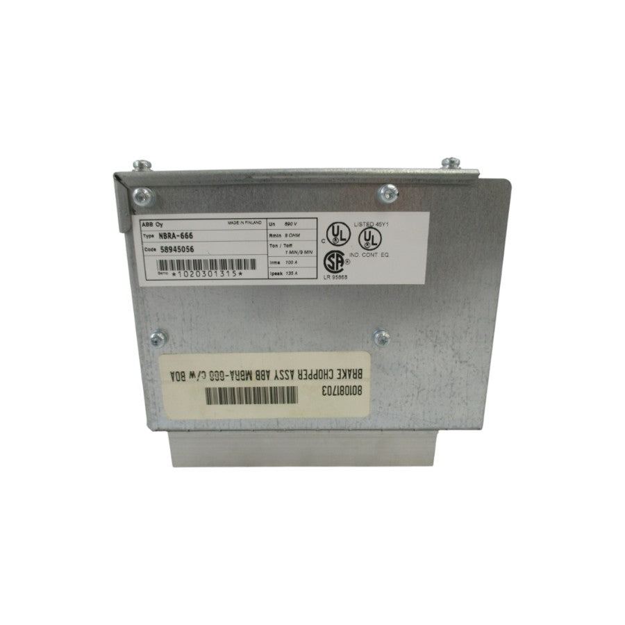 ABB NBRA-666 690V 100A UNMP