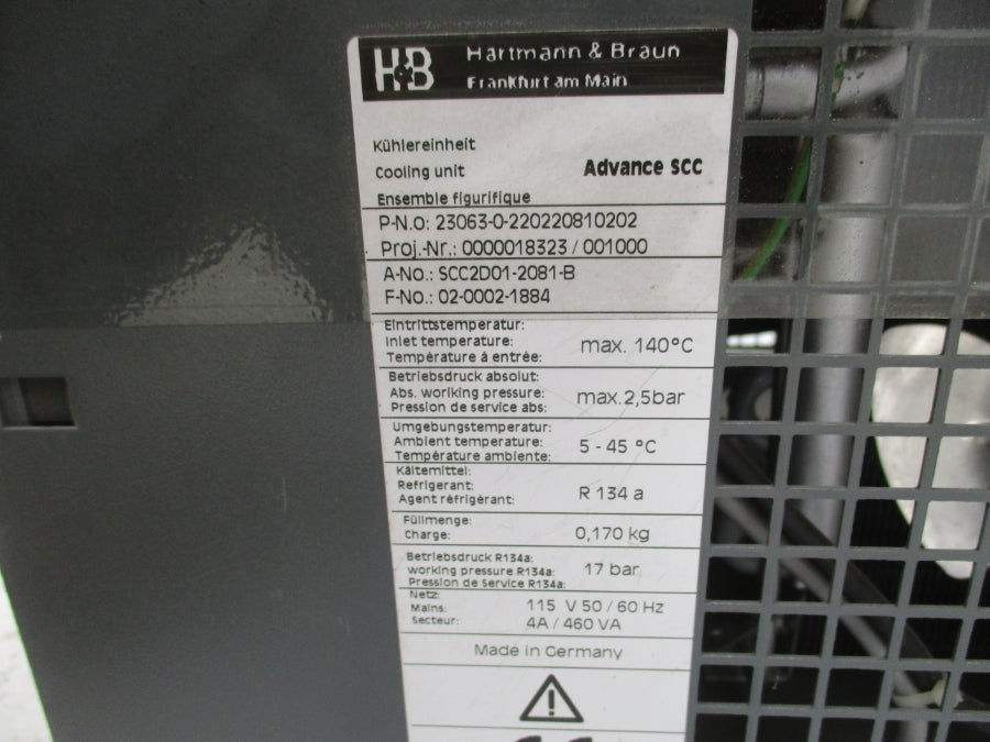 HARTMANN BRAUN 23063-0-220220810202 115V 4A (AS PICTURED) NSNP
