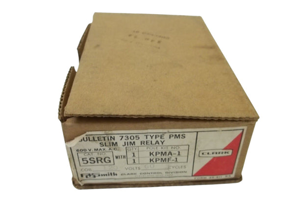 CLARK CONTROL CO. 5SRG RELAY 110-120V  NSMP