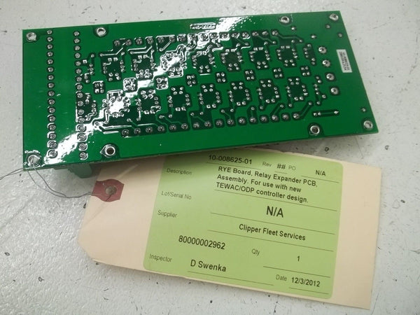 CLIPPER 10-008625-01  RYE BOARD, RELAY EXPANDER PCB  UNMP