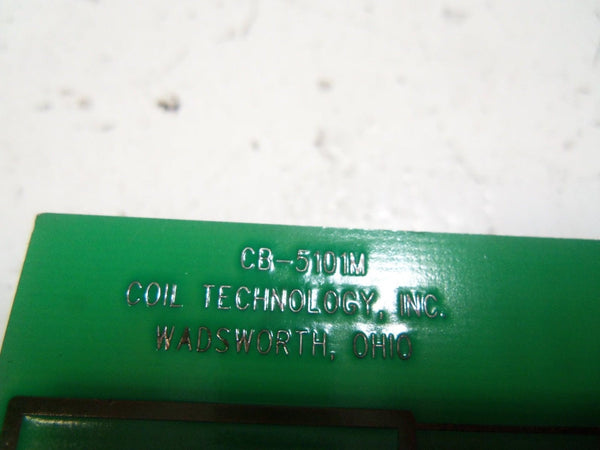 COIL TECHNOLOGY CB-5101M PROCESSOR BOARD NSNP