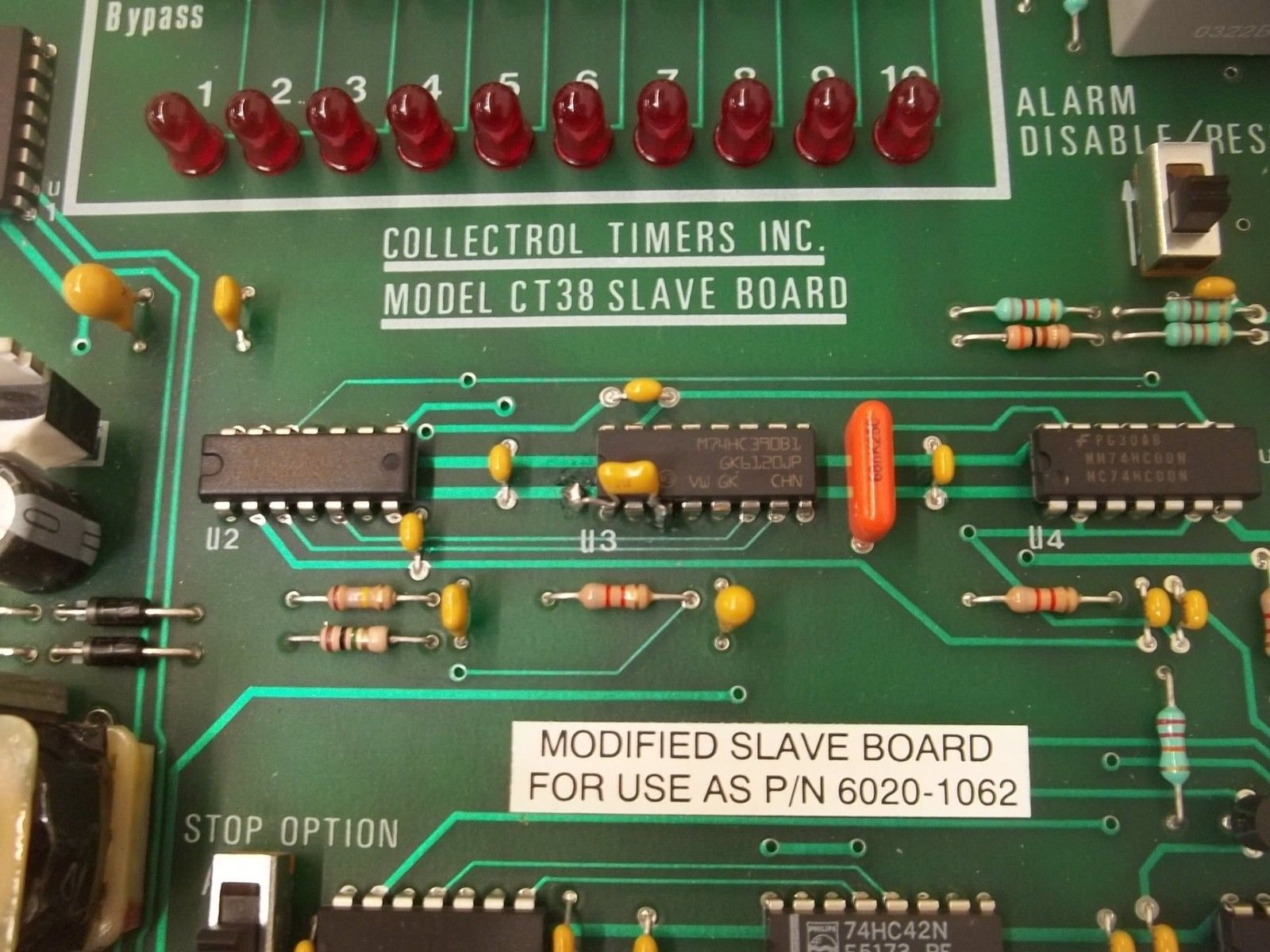 COLLECTROL TIMERS INC. CT38 SLAVE BOARD NSNP