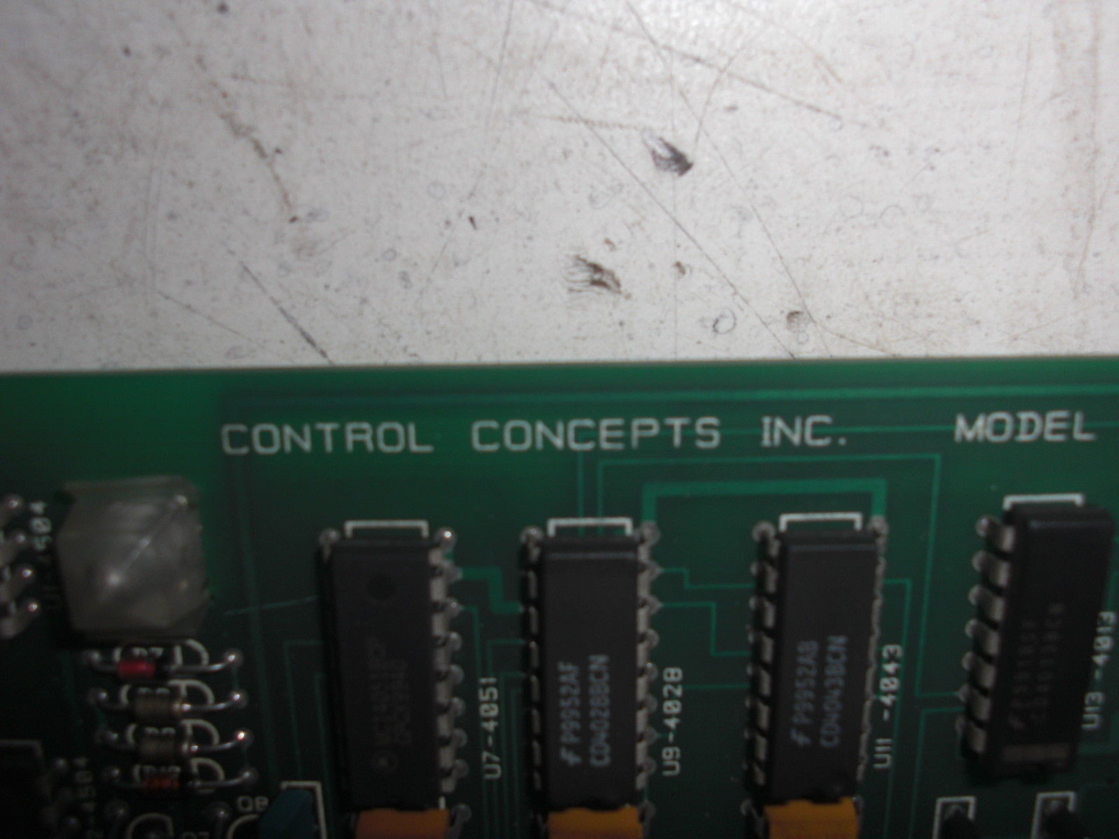 CONTROL CONCEPTS 3629 POWER CONTROL BOARD UNMP