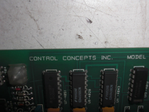 CONTROL CONCEPTS 3629 POWER CONTROL BOARD UNMP
