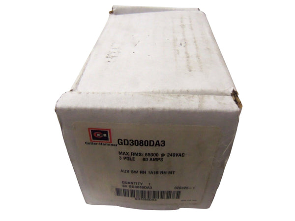CUTLER HAMMER CIRCUIT BREAKER GD3080DA3 NSMP