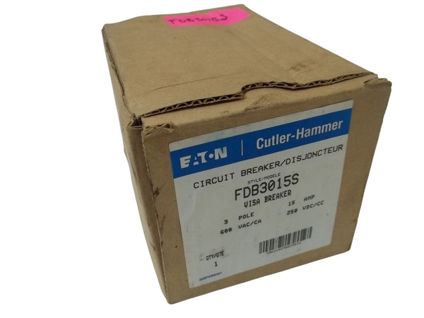 CUTLER HAMMER FDB3015S CIRCUIT BREAKER/ DISJONCTEUR NSMP