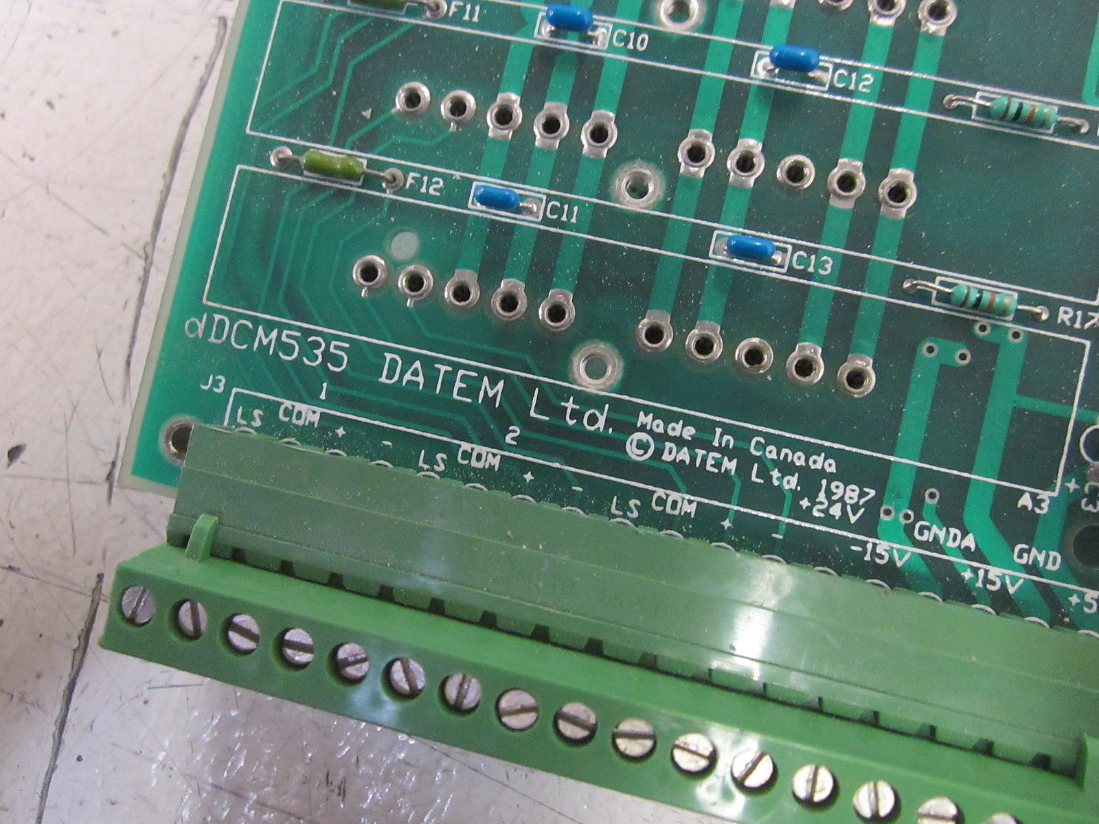 DATEM LTD. dDCM535 REV.C CIRCUIT BOARD (AS PICTURED) UNMP