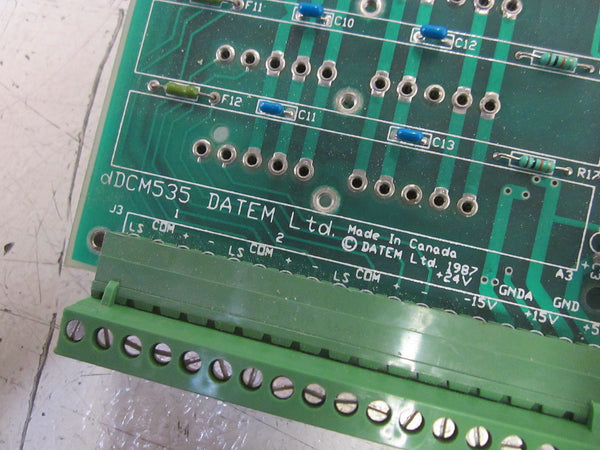 DATEM LTD. dDCM535 REV.C CIRCUIT BOARD (AS PICTURED) UNMP