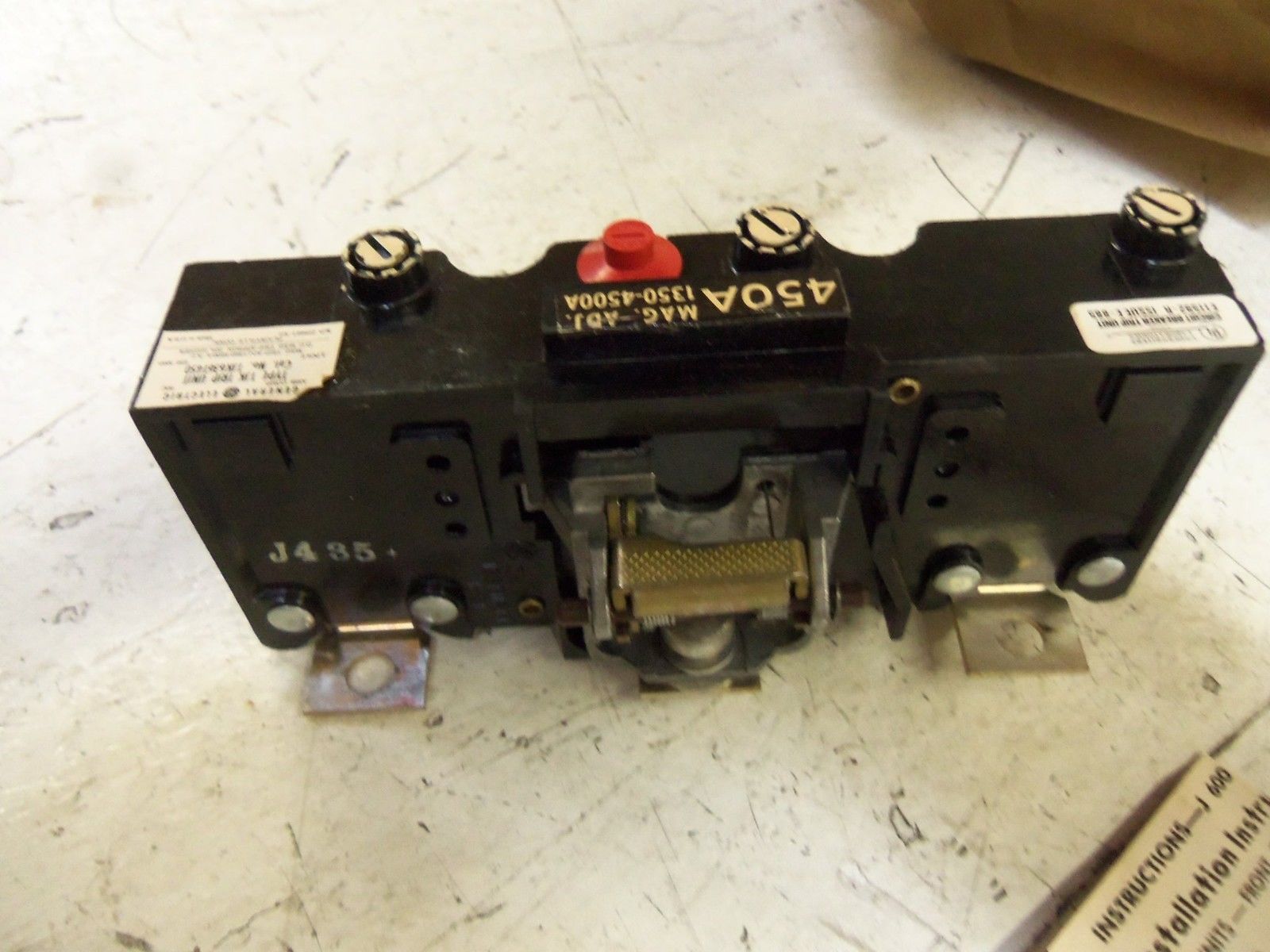 GENERAL ELECTRIC TJK636T450 CIRCUIT BREAKER TRIP UNIT NSMP