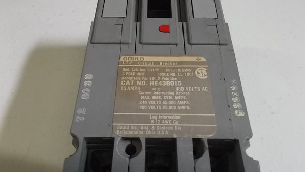 GOULD E43B015 CIRCUIT BREAKER 15A  NSMP