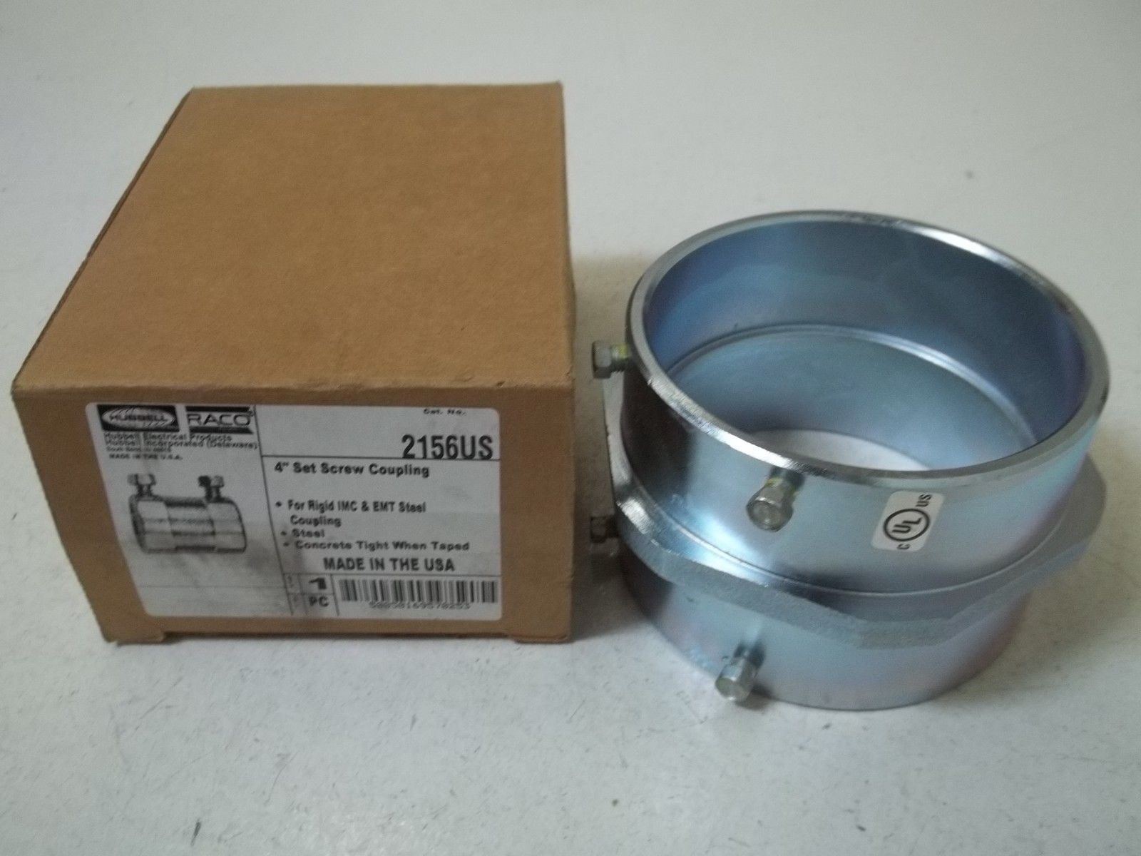 HUBBELL 2156US 4" SET SCREW COUPLING NSMP
