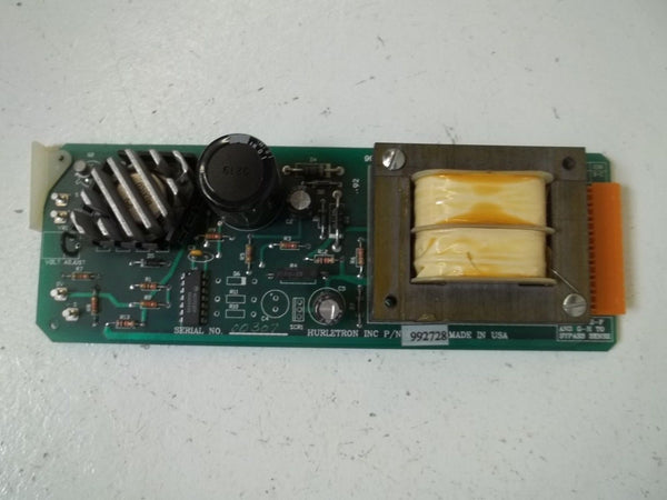 HURLETRON INC. 992728 BOARD UNMP