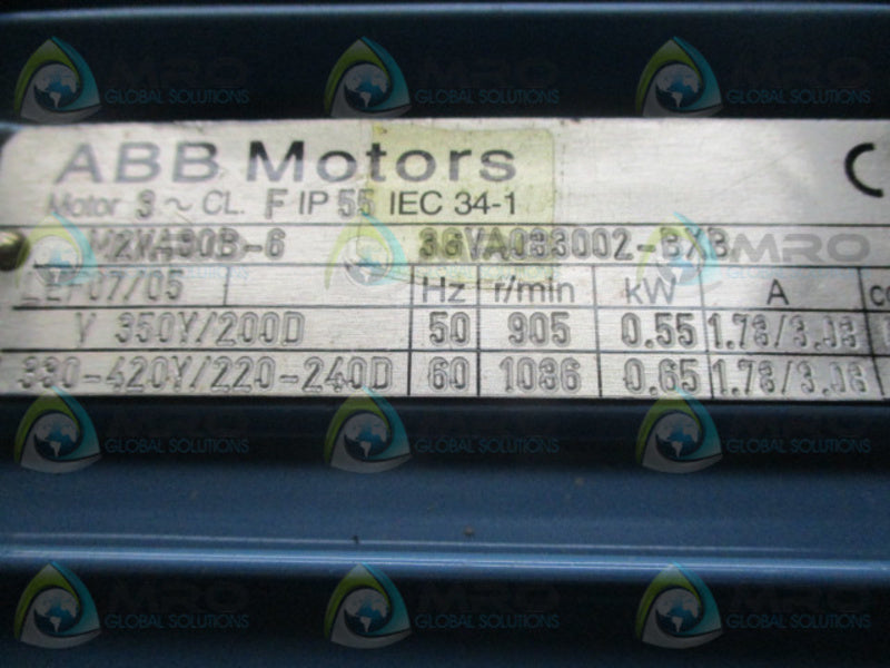 ABB M2VA80B-6 MOTOR  NSNP