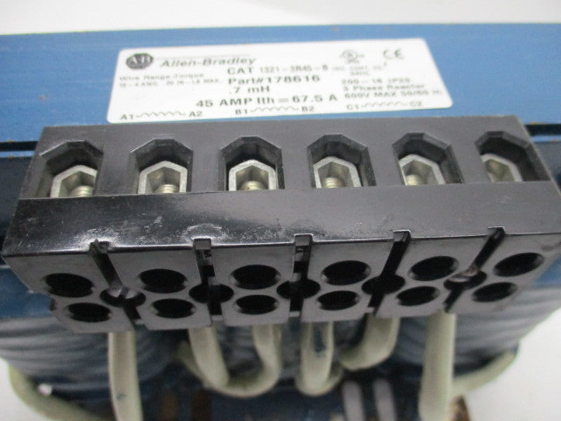 ALLEN BRADLEY 1321-3R45-B TRANSFORMER 290-690VAC (AS PICTURED)  UNMP