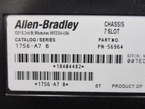 ALLEN BRADLEY 1756-PA72 SER. C (AS PICTURED)  NSNP