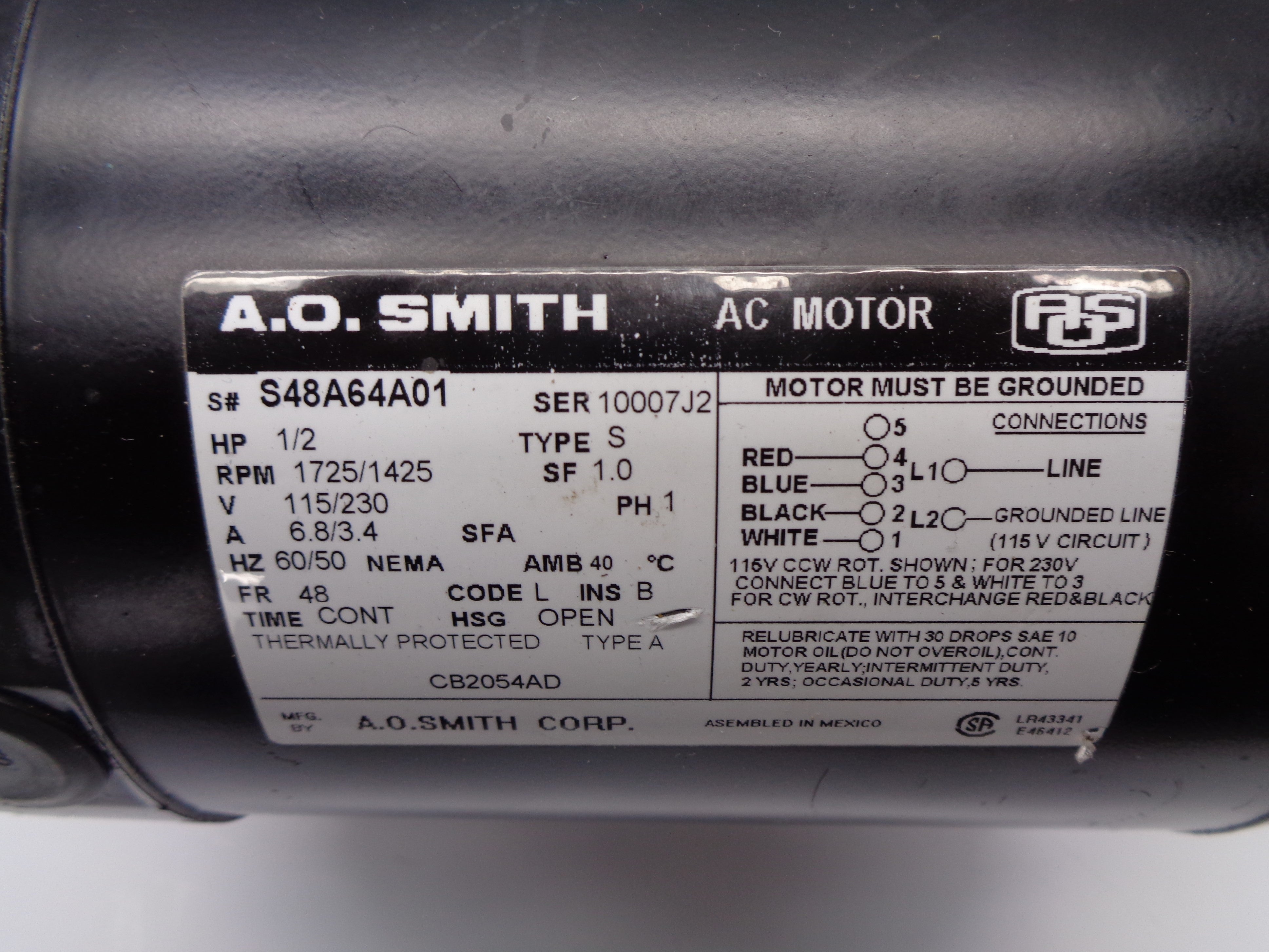 A.O SMITH CB2054AD NSNP